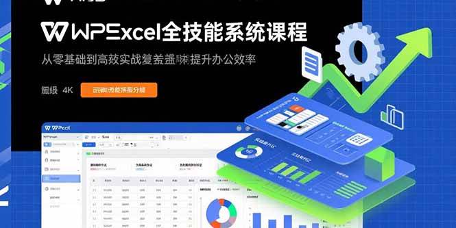 (9.2)WPS Excel全技能系统课程：从零基础到高阶实战全覆盖，全面提升办公效率